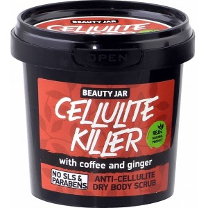Beauty Jar CELLULITE KILLER - anticeliulitinis sausas kūno šveitiklis 150 g